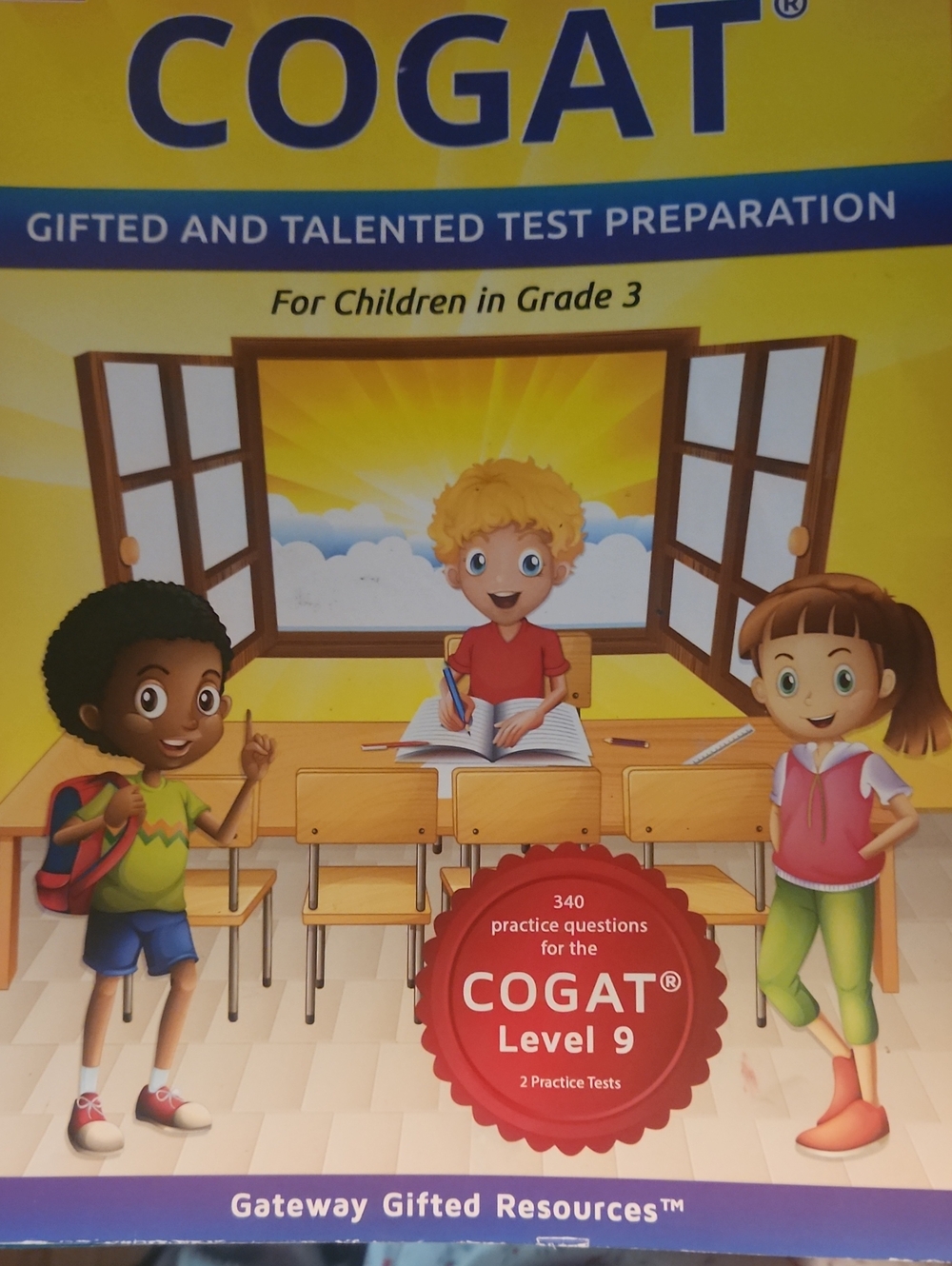 Level 9 Kids Test Prep Workbook - Yellow
